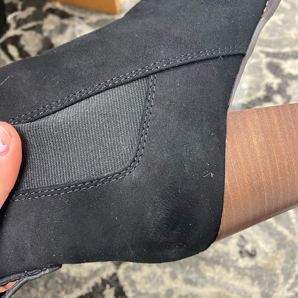 J. Crew Factory Rory microsuede heeled boots Item AR845 - Picture 10 of 10